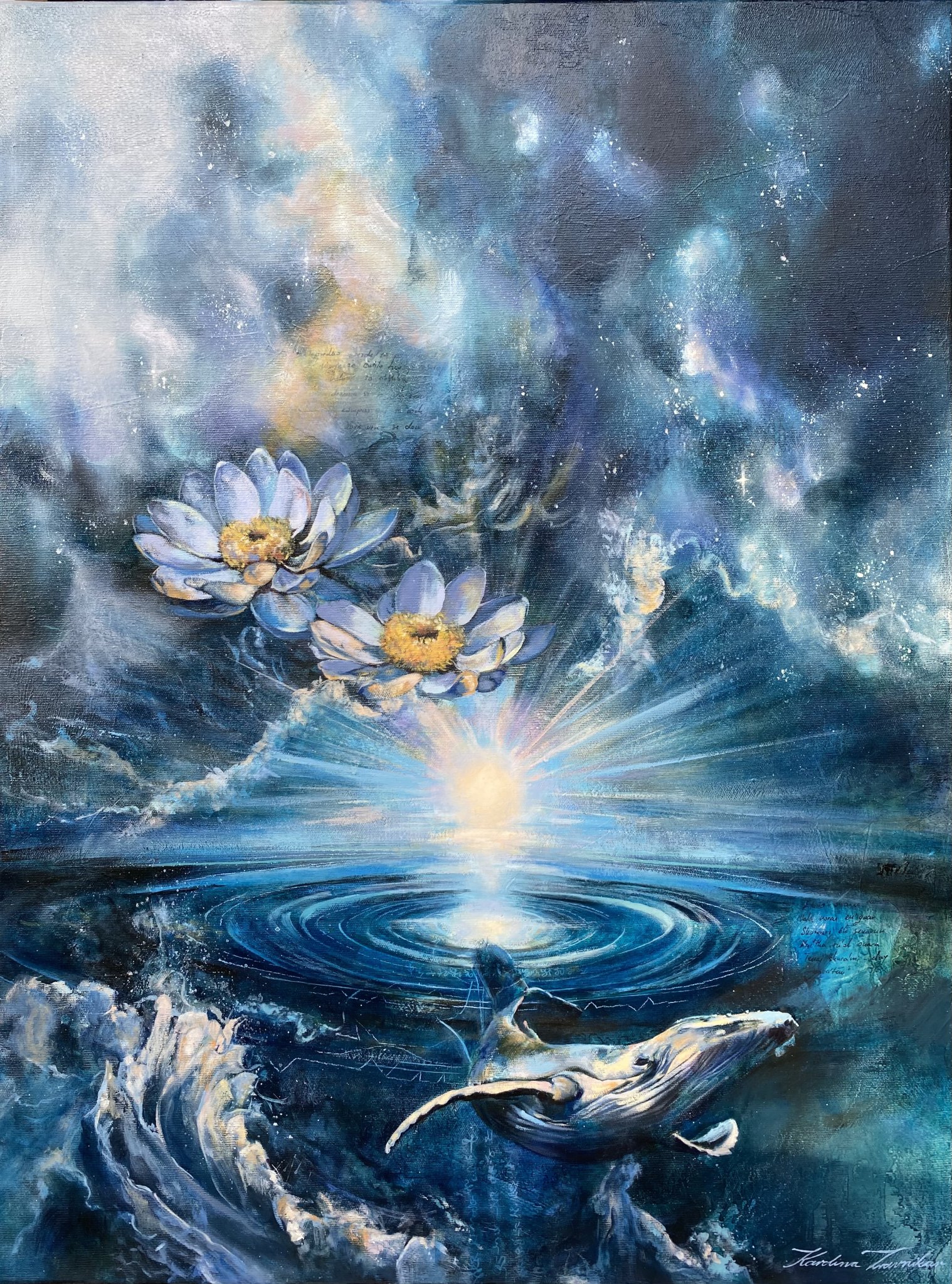 Custom made paintings that serves as a portal into your own energetic record.